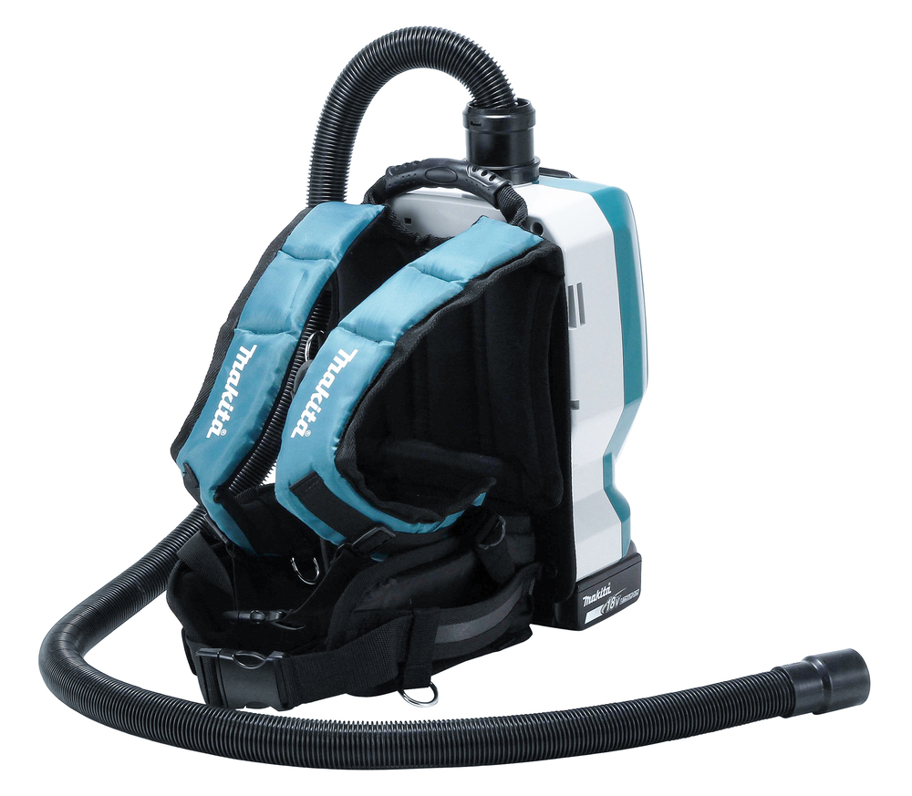 Makita Akku-Rucksackstaubsauger DVC265ZXU 2x18V LXT ohne Akku und Ladegerät