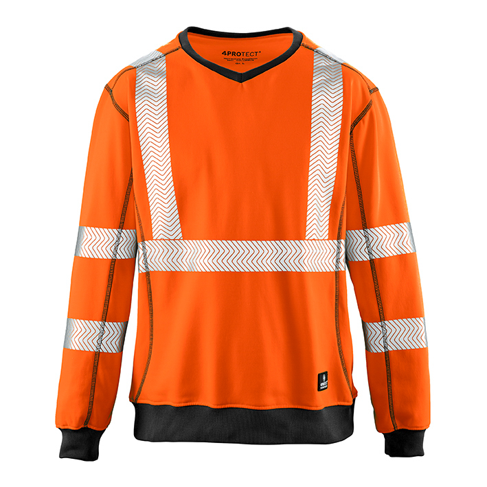 4PROTECT® Warnschutz UV-Sweatshirt COLUMBUS