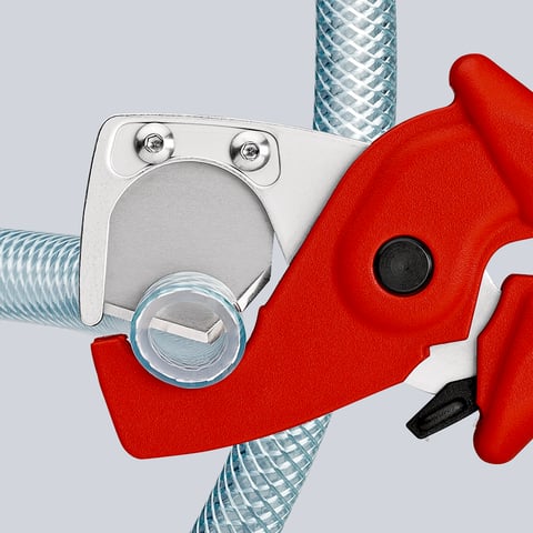Knipex PlastiCut® Schlauch- und Schutzrohrschneider 90 20 185 für Kunststoffrohre und Schläuche bis Ø 25 mm