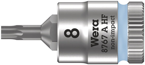 8767 A HF TORX® Zyklop bit socket with holding function, 1/4&quot; drive, TX 8 x