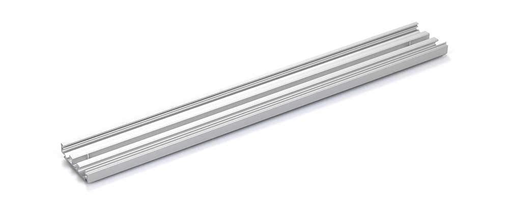 GEZE Distanzprofil Levolan 60/120, Aluminium
