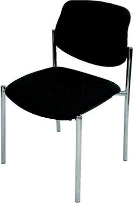 Besucherstuhl STYL ohne Armlehnen, Gestell chrom