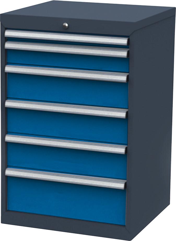 FORUM Schubladenschrank FS6 6S H920mm RAL7016/5010FORUM