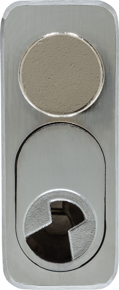 Produktbild Seitenansicht 01 | Vorhangschloss Stahl 93RK/110 ohne Zyl. für Euro-Profilzyl.