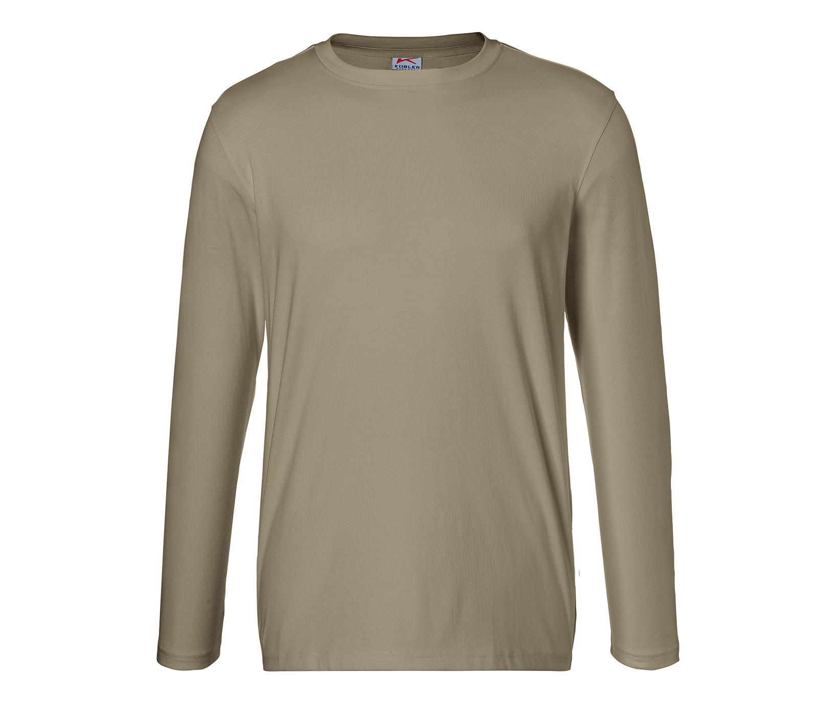KÜBLER SHIRTS Longsleeve sandbraun  5025 6240-25-3XL