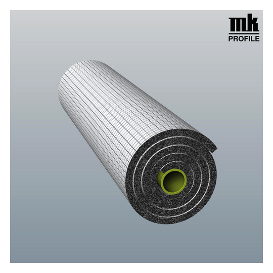 MENKE Flex-Schaum 10mm Altbau Flexisolierung selbstklebend mit Aluminiumfolie