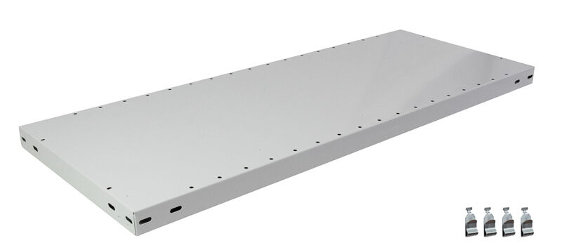 Schulte Zusatz-Fachboden MULTIplus250 1000x800mm RAL 7035 inkl. 4 Trägern