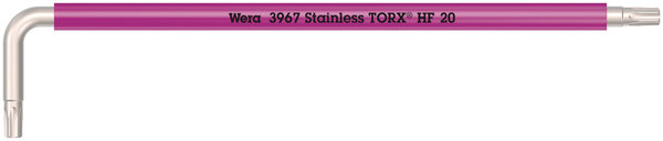 3967 SXL HF TORX® L-key Multicolour with holding function, long, stainless, TX 2, Purpur