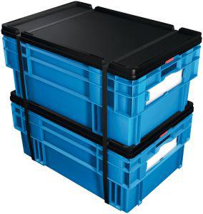 LA-KA-PE Stülpdeckel schwarz DTK 600, schwarz LA-KA-PE