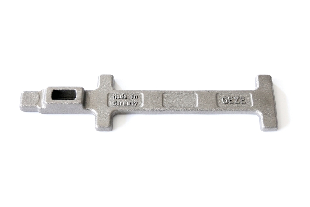 Produktbild GEZE Türschiene CM,silberfarbig verzinkt