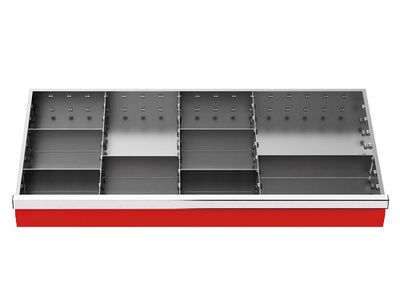 b+h Bedrunka+Hirth Metalleinteilung R 36-16 für Front 150mm 900x400mm verzinkt