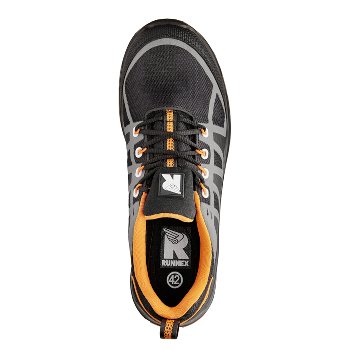 BIG RUNNEX® S3S ESD-Sicherheitshalbschuhe ActionStar, schwarz/grau/orange