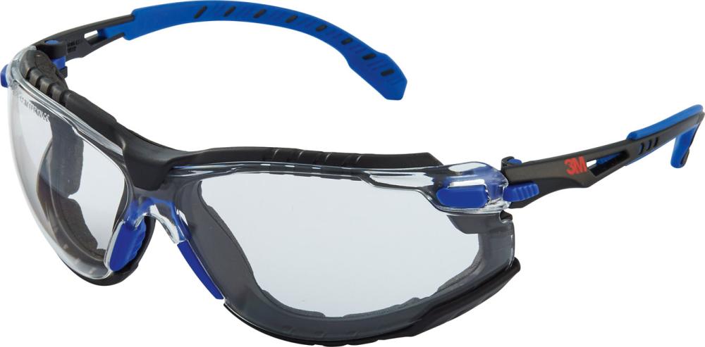 3M Brille Solus 1000 Set,PC,klar,SGAF/AS,blau/schw.