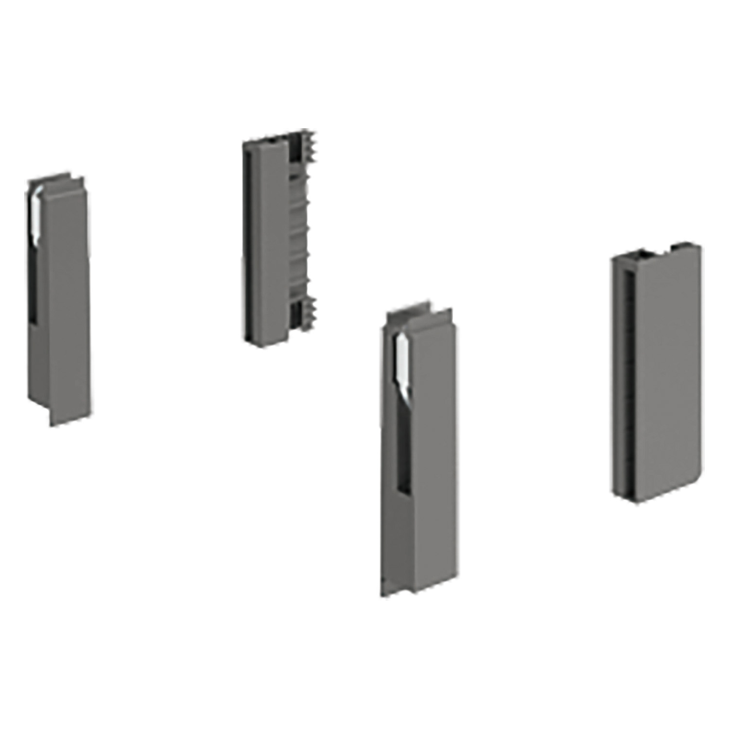 HETTICH TopSide Adapter InnoTech Atira / 176 mm, dunkelgrau