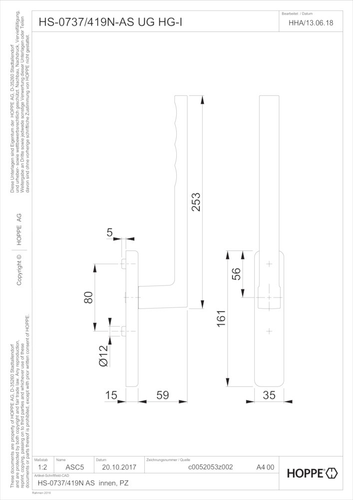 Technische Zeichnung