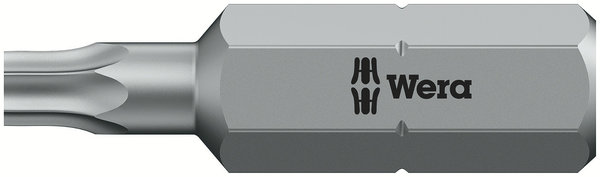 Wera 867/1 Z TORX BO Bits mit Bohrung, TX 10 x 25 mm 867/1 Z TORX® BO bits with bore hole, TX 10 x 25 mm