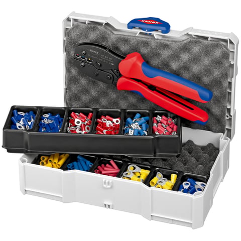Knipex 97 90 21 Crimp-Sortiment für Kabelverbinder 13-teilig