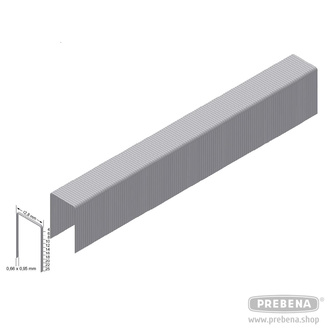 Prebena A12CNK Heftklammern verzinkt 12mm 6000 Stück