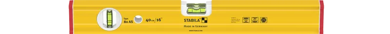 Stabila Wasserwaage Type 80 AS 80cm Aluminium 2 Libellen