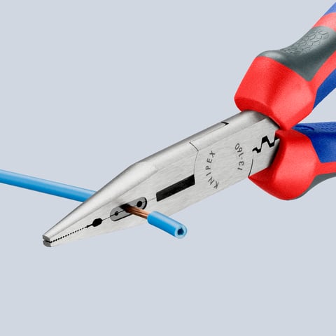Knipex Verdrahtungszange 13 02 160 poliert Comfort-Griffe 160mm 0,5-2,5mm²