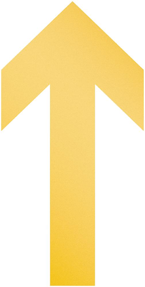 DURABLE Bodenmarkierung  Pfeil  ablösbar, 10 Stück 100x0,7x200 mm