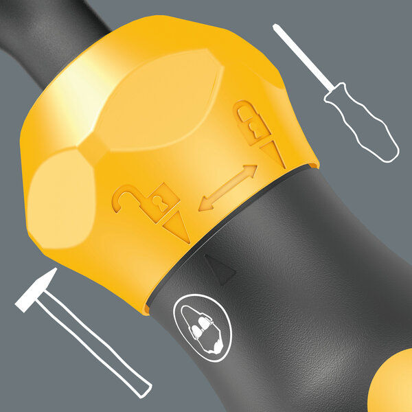 Impact wrench function can be switched on and off