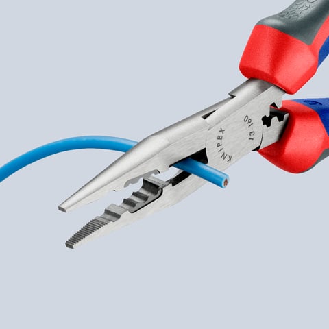 Knipex Verdrahtungszange 13 02 160 poliert Comfort-Griffe 160mm 0,5-2,5mm²