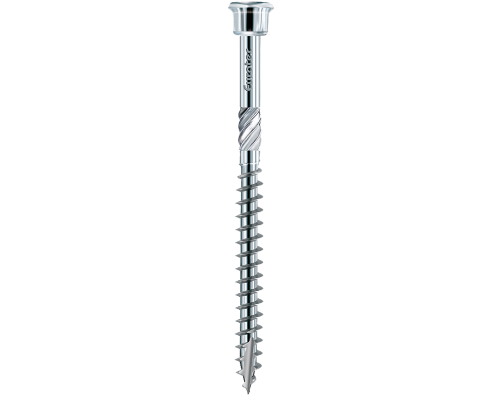 Eurotec Terrassotec Zylinderkopf 5,0 mm x 80 mm Edelstahl gehärtet