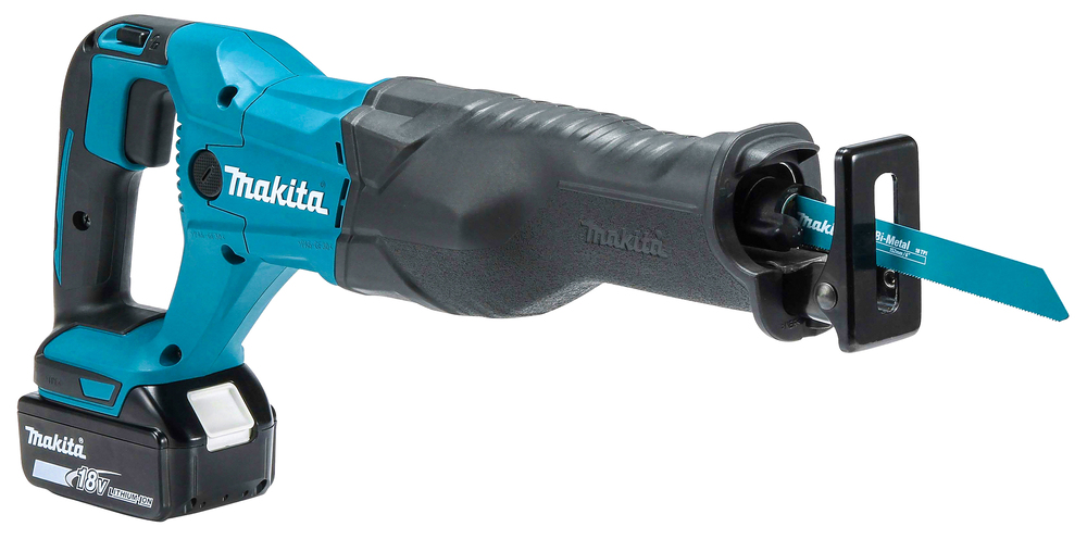 Makita Akku-Reciprosäge DJR186RT 18V 5.0 Ah Akku Schnellladegerät Transportkoffer