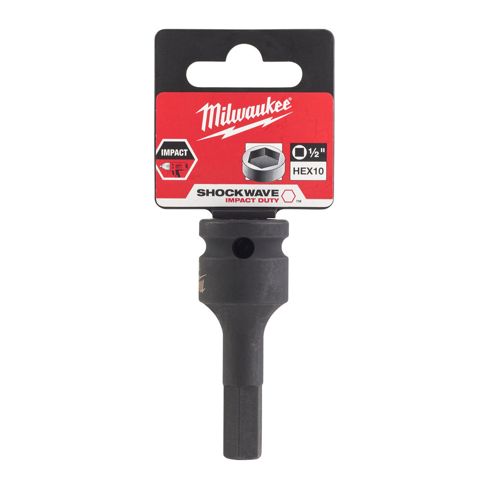 Milwaukee SHOCKWAVE Kraft-Biteinsatz 1/2" Hex 10 x 67 mm