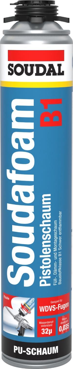 Soudal Soudafoam B1 (Pistole) 750ml Blau