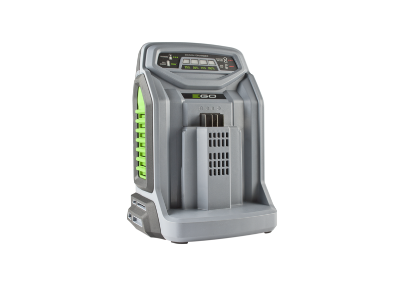 EGO CH5500E Schnellladegerät 550W 56V mit Lüfterkühlung und LED-Anzeige