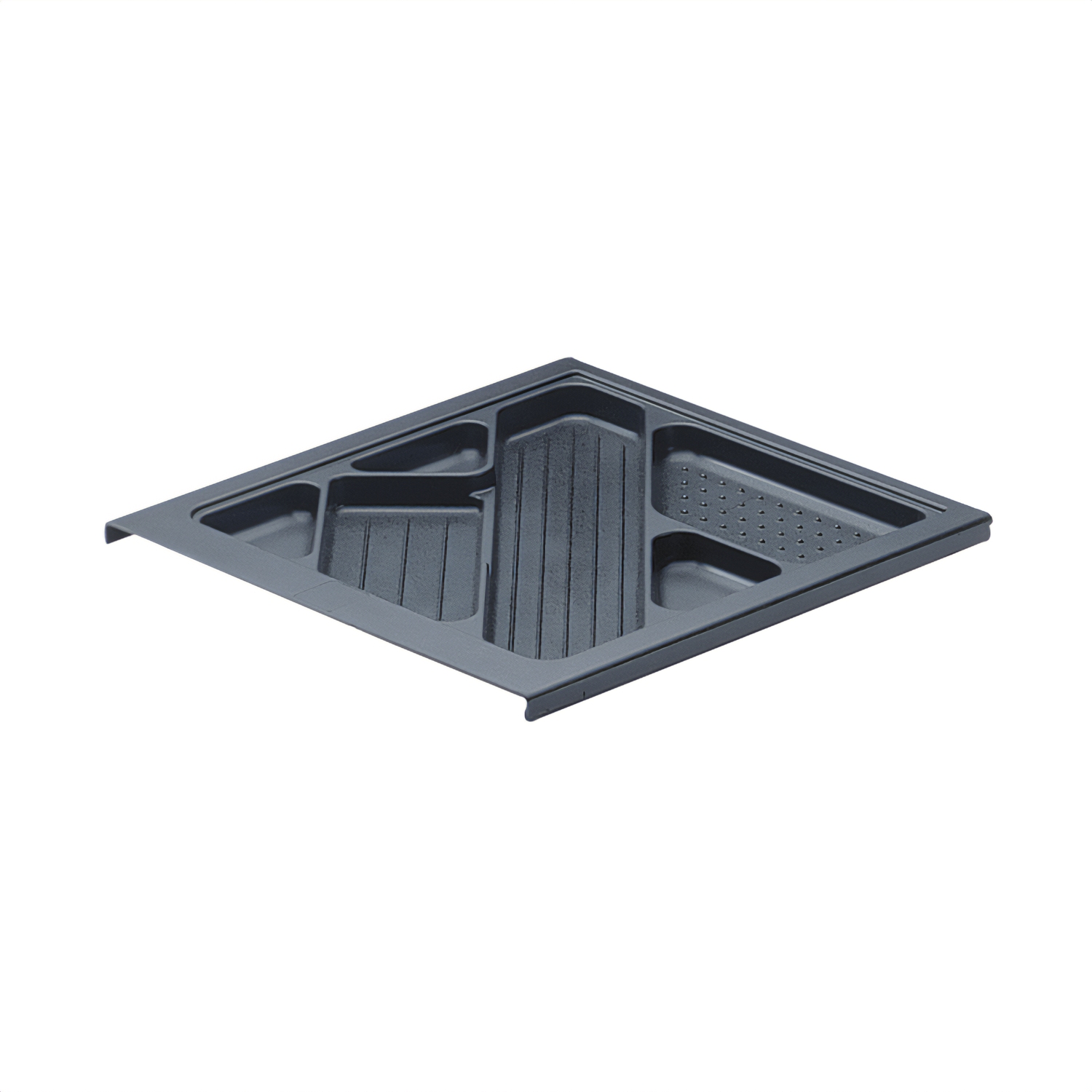 HETTICH Schreibmaterialschale, Höhe 25 mm, 380 / 392, schwarz