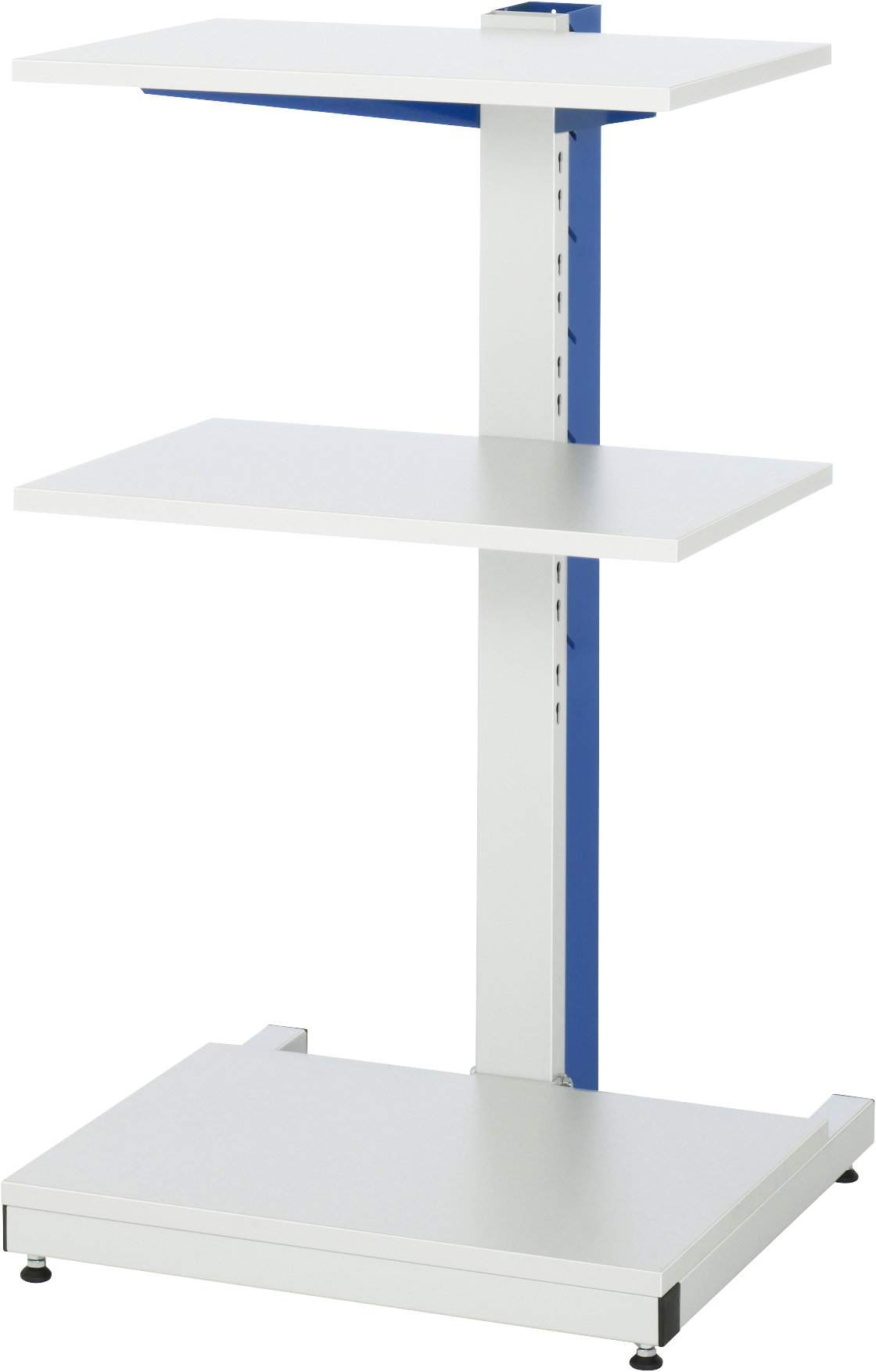 Rau Computerständer Modell 6001 stationär 650x650x1150mm RAL7035/RAL5010