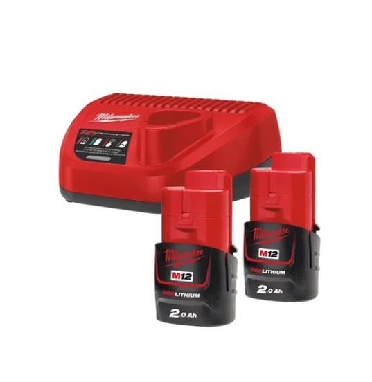 Milwaukee M12NRG-202 12V Starterset