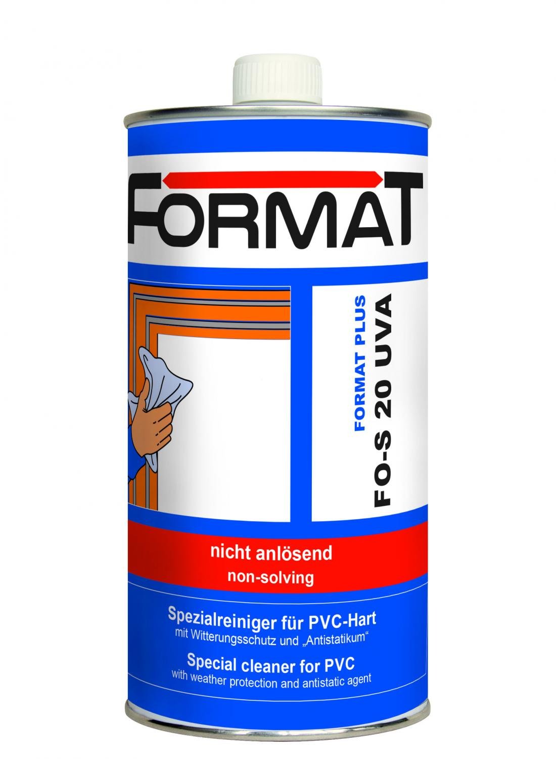 Format FO-S20 UVA nicht anlösende PVC-Spezialreiniger f. spannungsrissfreie