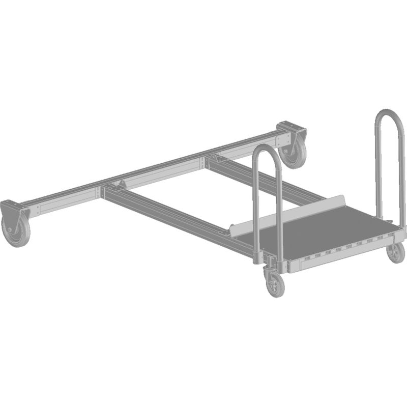 ZARGES Tankwagenleiter Fahrwerk mit Traverse starr 591010