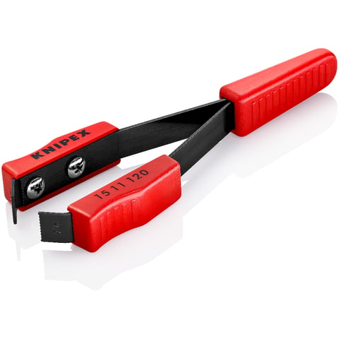Knipex Lackabziehpinzette 15 11 120 120 mm Federstahl Kunststoffhüllen