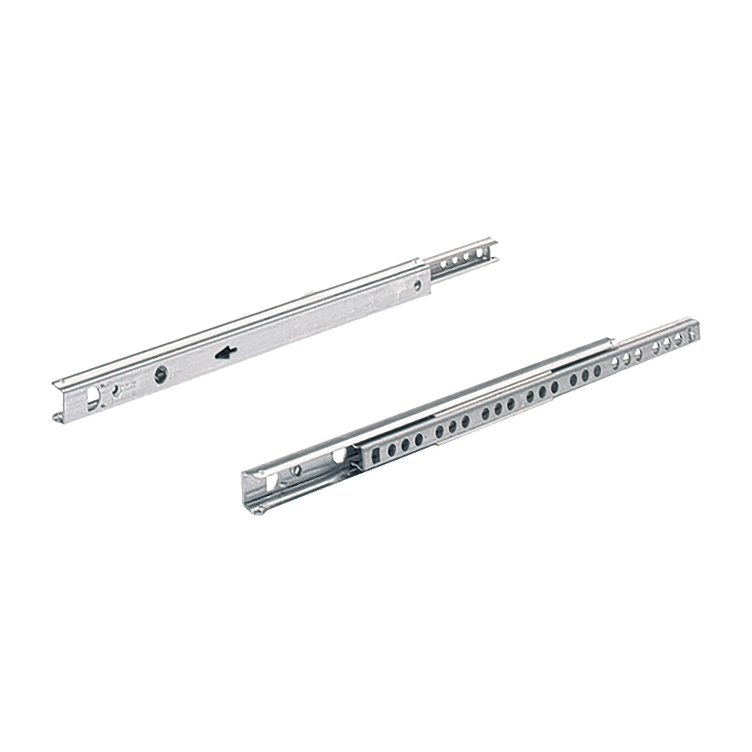 HETTICH Teilauszug KA 1730, Belastungsklasse 10 kg, 17 mm Nut