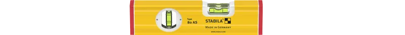 Stabila Wasserwaage Type 80 AS 80cm Aluminium 2 Libellen