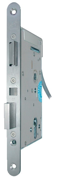 Produktbild effeff PA-Einsteckschloss 809M12A,PZW 72/9,D65,F24x235rd,chr.,AS,12V,DL einw