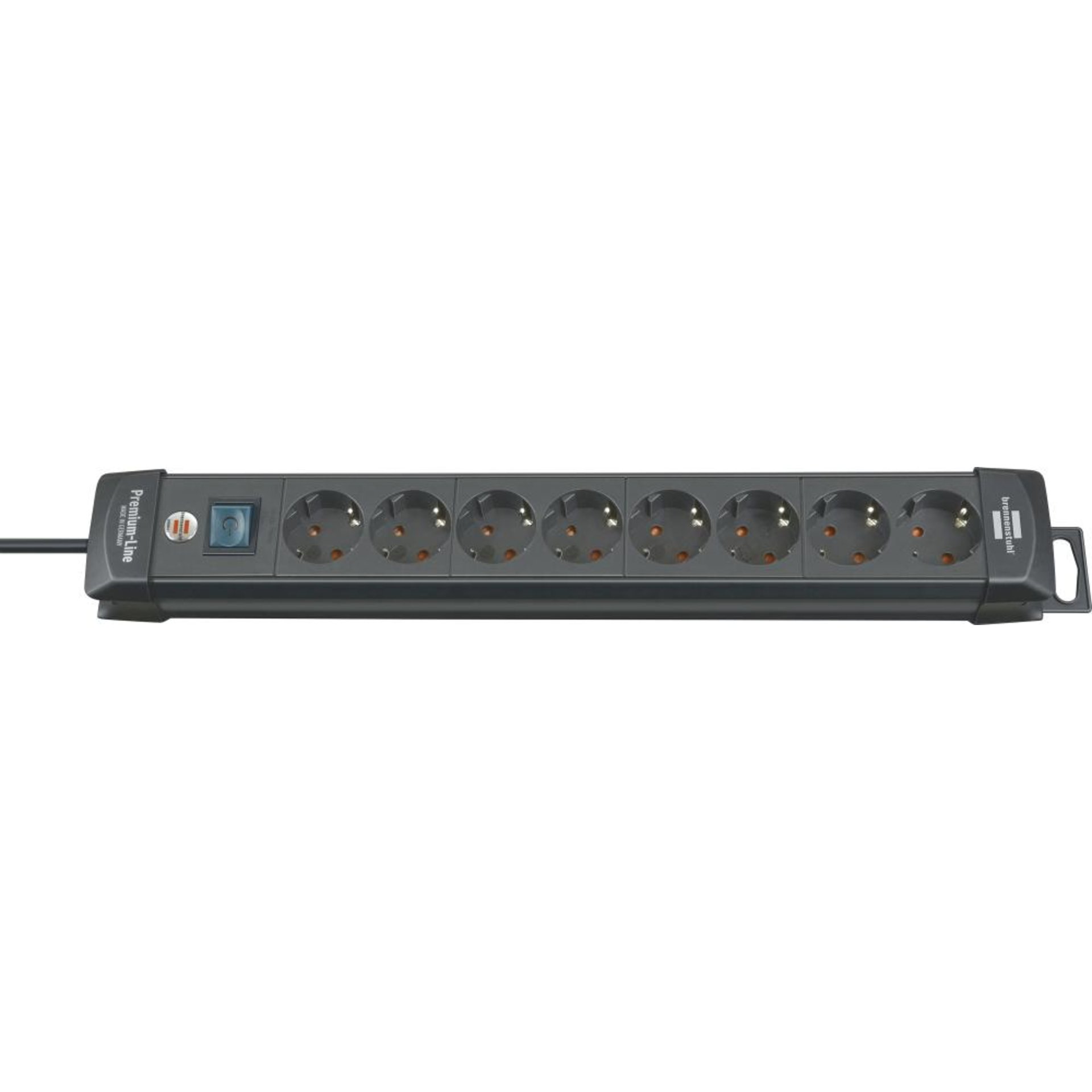 Brennenstuhl Premium-Line Steckdosenleiste 8-fach schwarz 3m H05VV-F 3G1,5