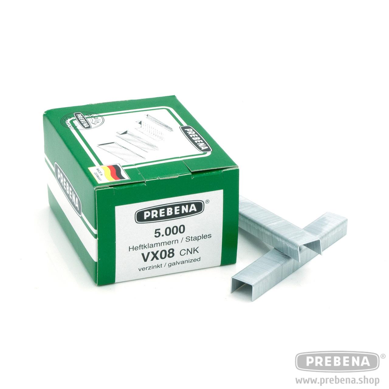 Prebena Heftklammern VX08CNK verzinkt 8mm