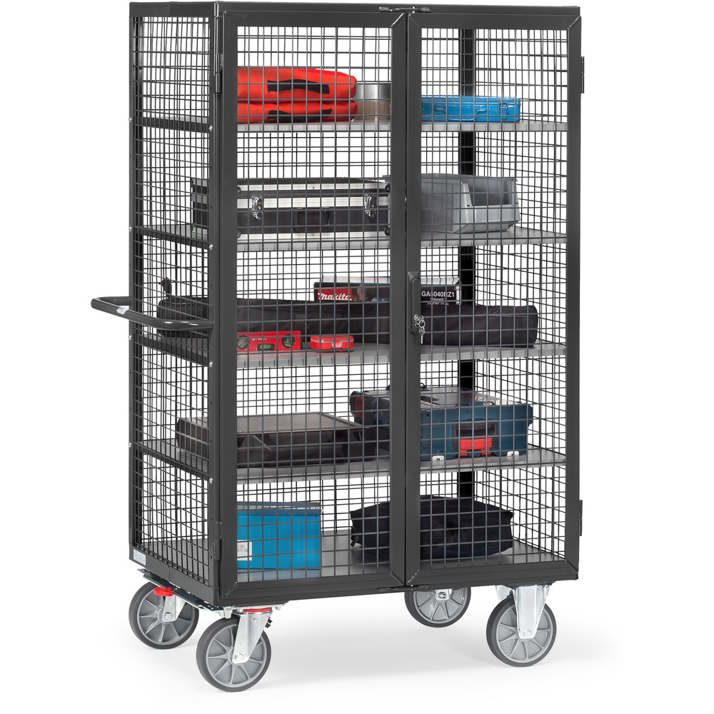 Fetra Kastenwagen GREY EDITION 5393-7016 Drahtgitter Doppelflügeltür 750kg