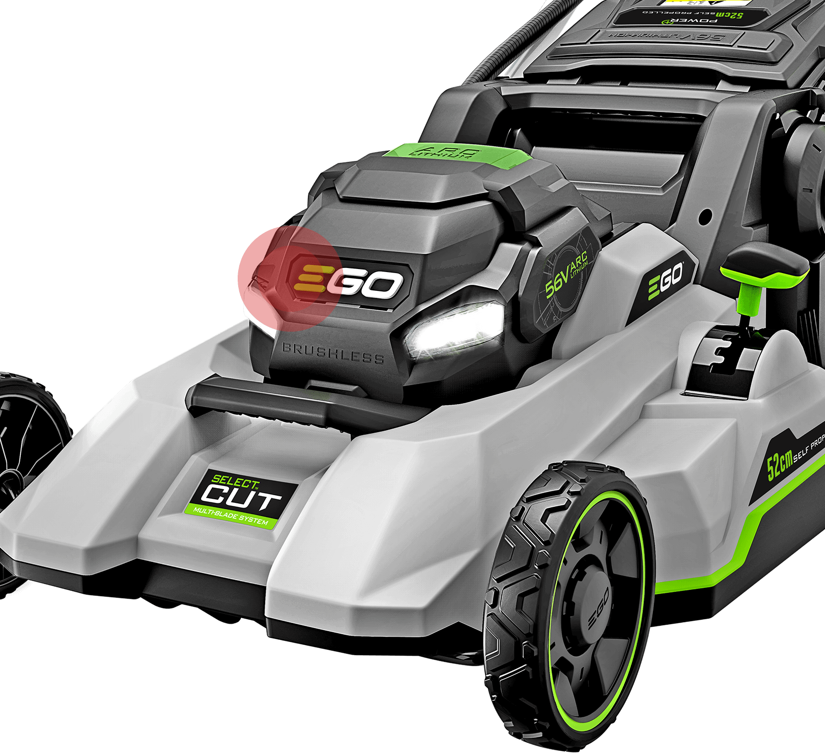 EGO LM1700E Akku-Rasenmäher 42cm mit Radantrieb ohne Akku & Ladegerät