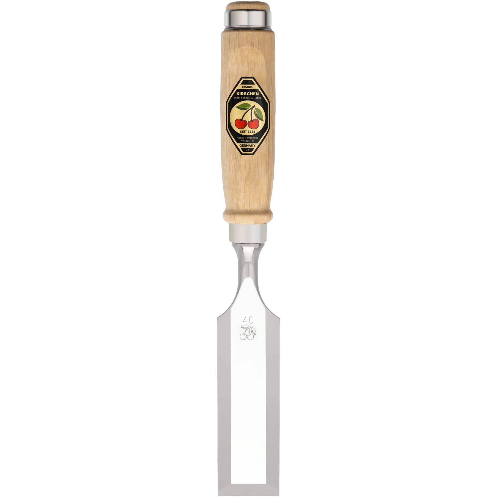 Kirschen Stechbeitel mit Weißbuchenheft, 40 mm