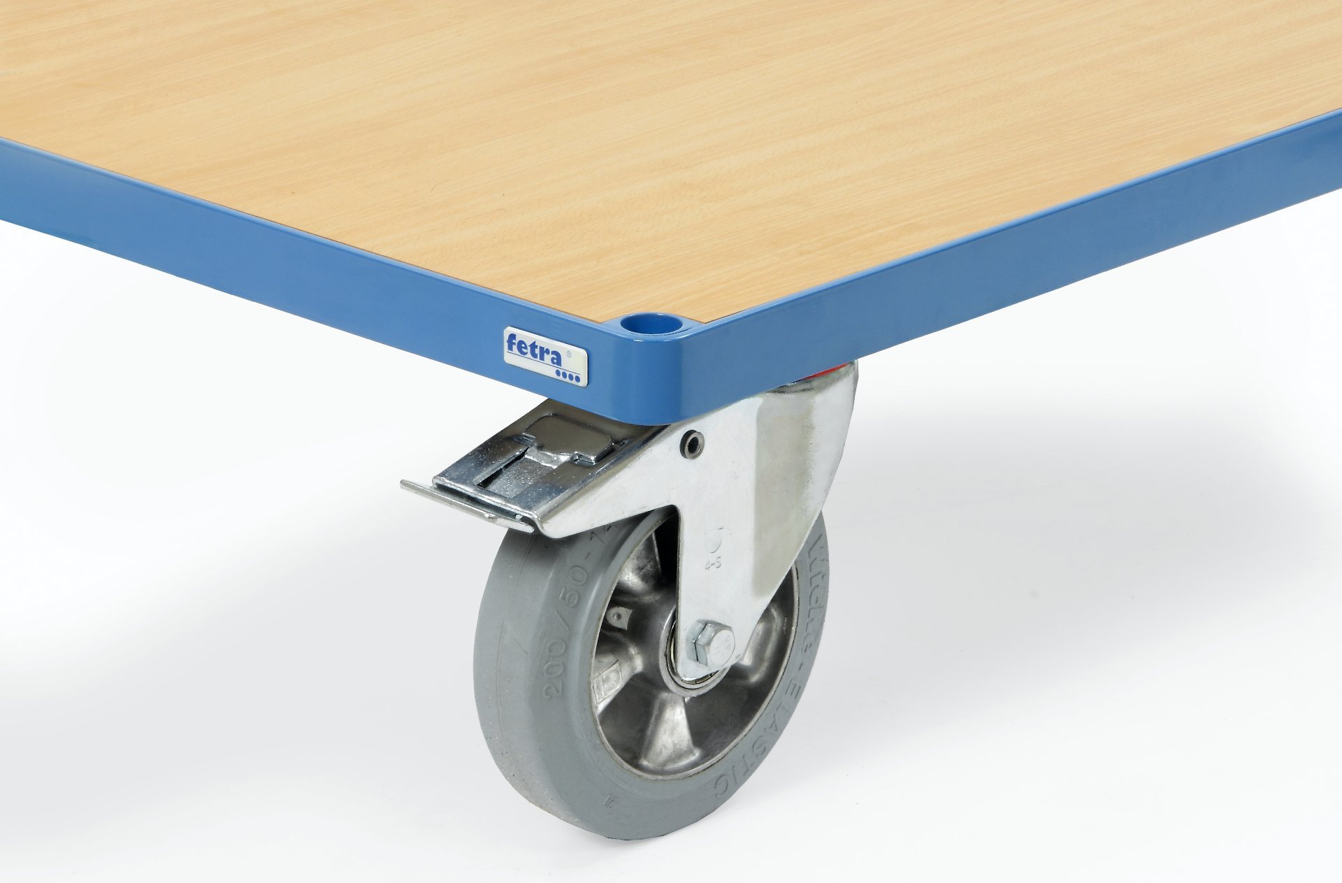 Räder mit Elastic-Bereifung blaugrau