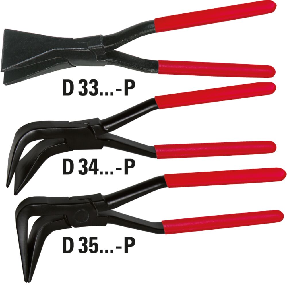 Bessey Falzzange D33-60 gerade durchgesteckt 60mm Maulbreite 280mm