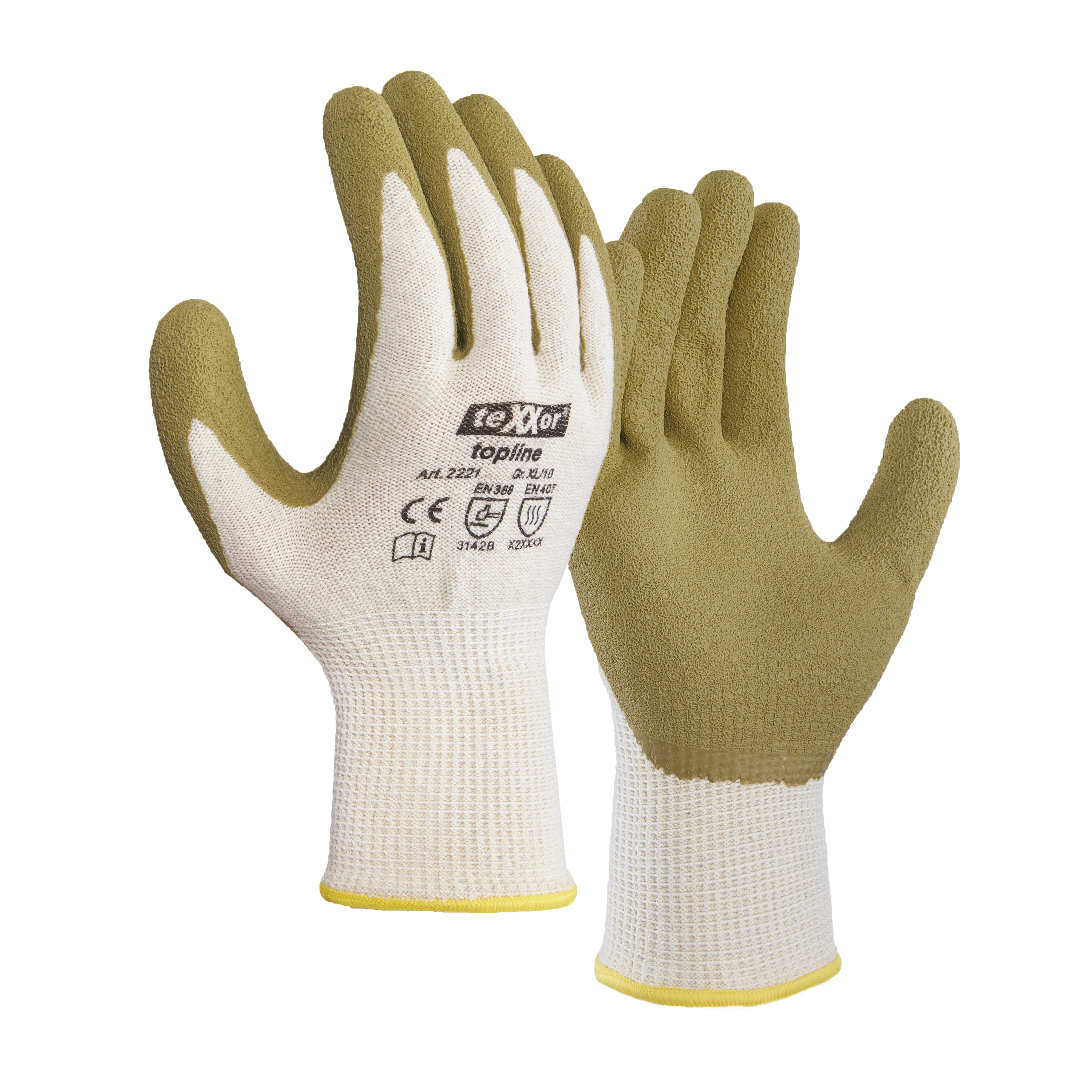 teXXor® topline Grobstrick-Handschuhe GREEN PROTECT