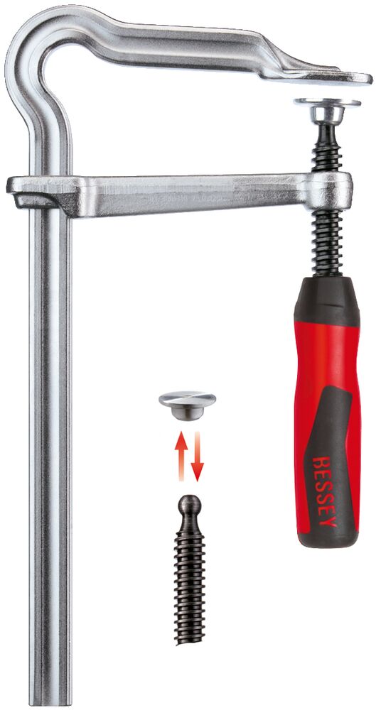 Bessey OMEGA-Schraubzwinge mit 2K-Griff GMZ-2K